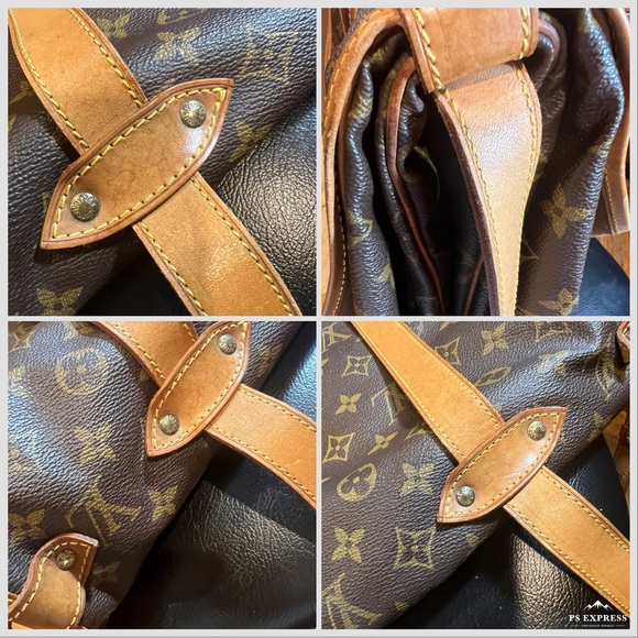 ❗️SOLD❗️LV SAUMUR 43😍ZERO OLD ODOR  ❗️ the only bag u need 2 Travel light💼 EUC - Picture 10 of 16